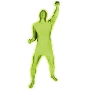 Original Morphsuits Green Fluro Adult Suit Fluorescent Morphsuit X-Large