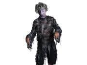 Zombie Mask with Wig Undead Walking Dead Adult Male Costume Scary Creepy Cosplay