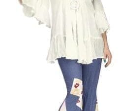 Hippie Gauze Top Adult Halloween Costume