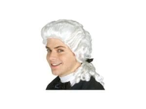 Colonial Man Wig - White