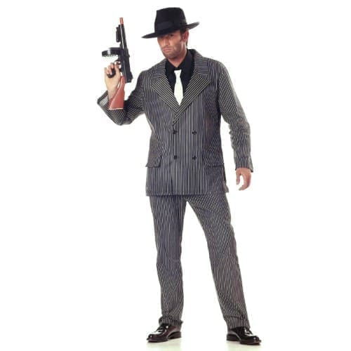 Adult Gangster Suit Costume for Halloween Size Large