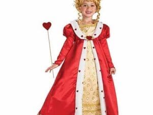 Red Heart Princess Costume Dress Child Small 4-6