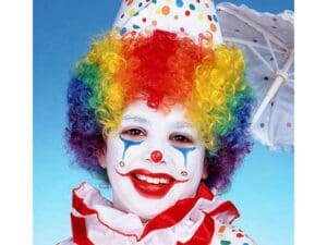 Forum Child Clown Wig, Rainbow