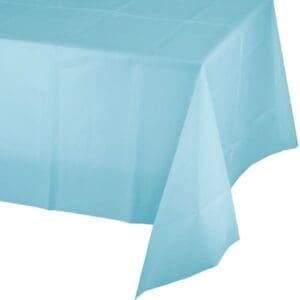 Touch of Color Plastic Tablecover Pastel Blue