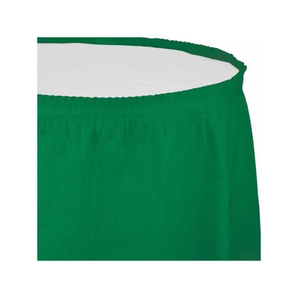 Emerald Green Disposable Tablecloth