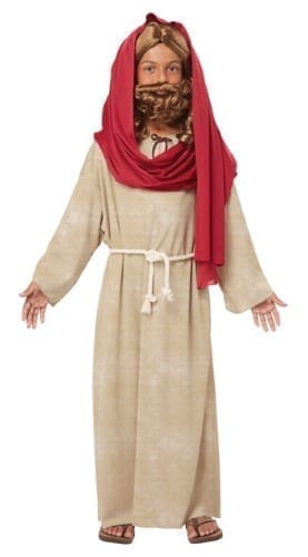 Boys Traditional Jesus Costume Size M Multi-Colored