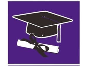 Purple Graduation Beverage Napkins (36 Ct)