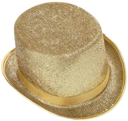 280909 Gold Top Hat, One Size