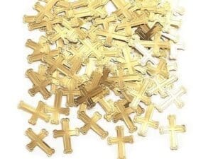 Gold Crosses Confetti