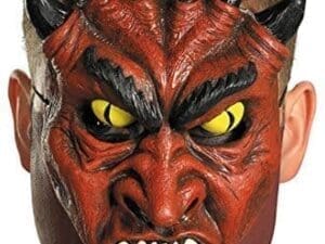Disguise Chinless Blood Devil Adult Vinyl Mask-Standard