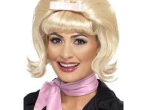 Smiffy 50s Flicked Beehive Bob Adult Wig (Blonde)-Standard