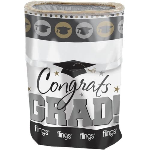 Grad Flings Pop up Trash Bin