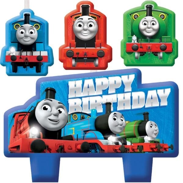 Thomas the Tank Engine Birthday Candles 4ct Party Supplies