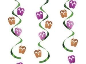 Flip Flops Dizzy Danglers, 5pk