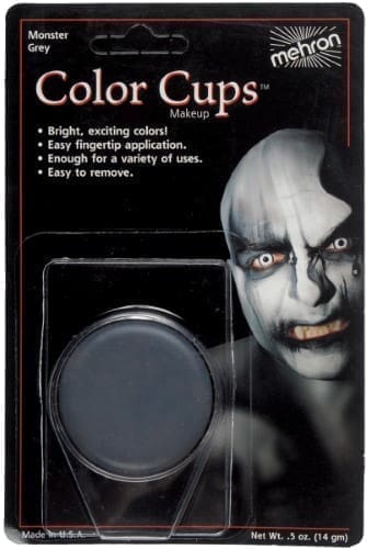 Premium Monster Grey Greasepaint Makeup 0.5 Oz