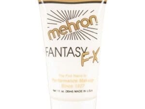 Mehron Makeup Fantasy F/X Water Based Face & Body Paint (1 Oz) (WHITE)