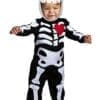 Disguise Baby's Tiny Treats Xo Skeleton Costume, Black/White, 12-18 Months