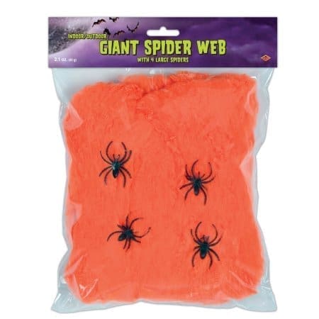 Wholesale FR Giant Spider Web - Orange(24x$1.85)