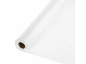 013019 40 in. X 100 Ft. Plastic Table Roll, White