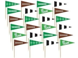 400062 Football Flag Picks - Pack of 540