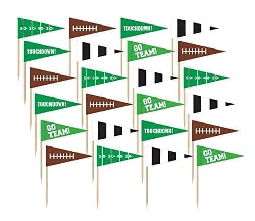 400062 Football Flag Picks - Pack of 540