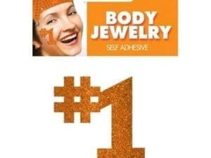 Orange #1 Glitter Body Jewelry by Windy City Novelties