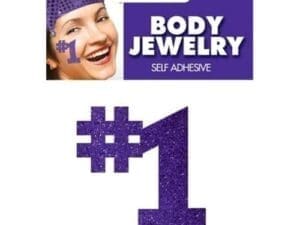396126.14 No.1 Body Jewelry, Purple - Pack of 24