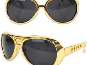 Beistle 50's  Rock & Roll Party Favor Glasses (1/Card) - 6 Pack