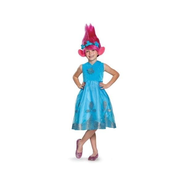 Disguise Poppy Deluxe Child Costume-Small (4-6x)