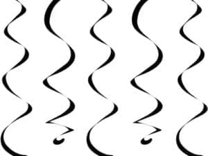 Black Dizzy Danglers, 10pk