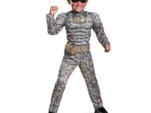 Combat Warrior Muscle Toddler Costume-Small (2T)