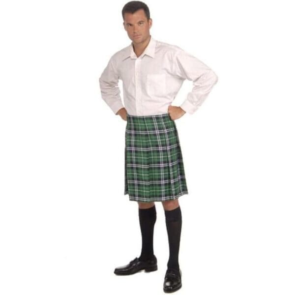 Green Plaid Kilt by Windy City Novelties