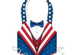 Costumes for All Occasions QA81 Fourth of July Bar Vest Paper