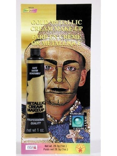 Rubie's Costume Co Gold Metallic Cream Makeup