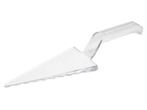 1 - Party Essentials Heavy Duty Cake Servers - Clear