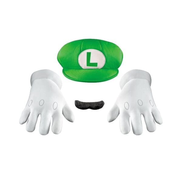 Disguise Luigi Adult Accessory Kit-Standard