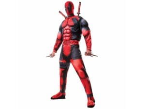 Mens Deluxe Deadpool Marvel Costume Size XL