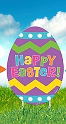 Amscan 199978 Easter Sidewalk Signs, Assorted Sizes, Multicolored - Image 4