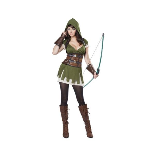 Womens Lady Robin Hood Costume Sz XL 12-14