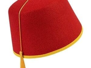 Adult Red Fez Hat