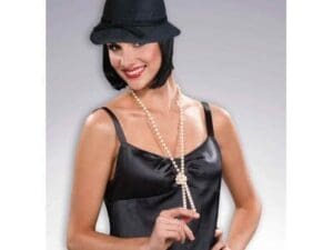 Black Flapper Hat