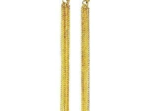 Disco Gold Chain Earrings
