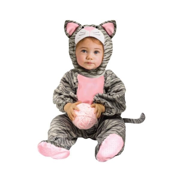 Fun World Kid's Little Stripe Kitten Infant Costume Baby Costume, Multi, Large