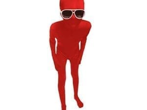 Child Red Morphsuit Costume