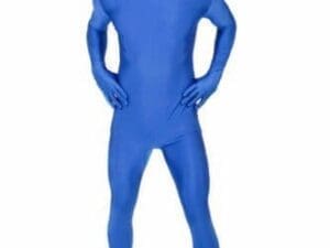 Adult Blue Morphsuit Fancy Dress Costume