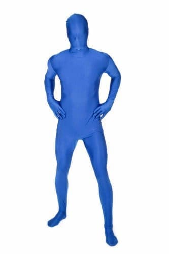 Adult Blue Morphsuit Fancy Dress Costume