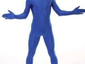 Adult Blue Morphsuit Fancy Dress Costume