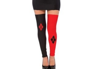 DC Comics Harley Quinn Costume Thigh Highs Adult One Size