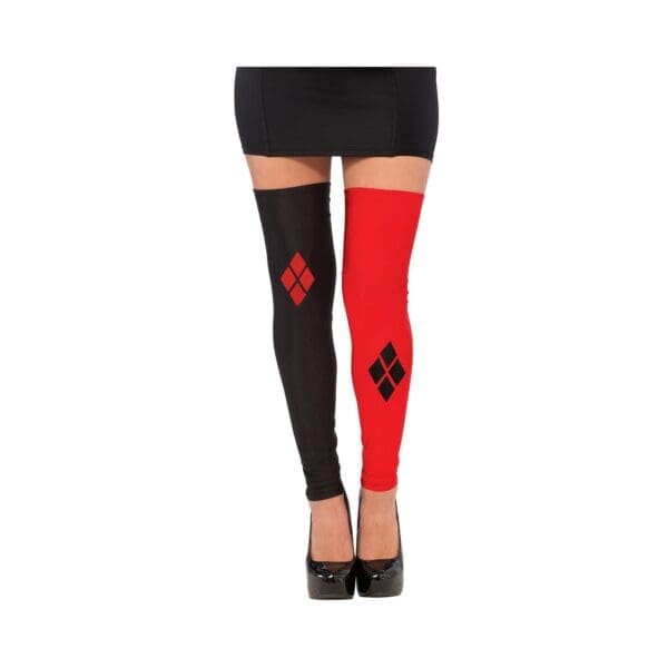 DC Comics Harley Quinn Costume Thigh Highs Adult One Size