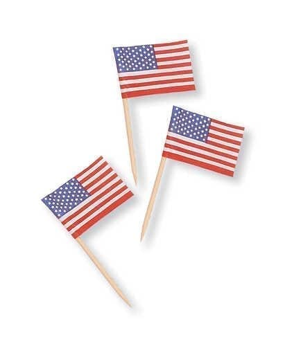 Creative Converting Flag Picks 50 Pk (01726)